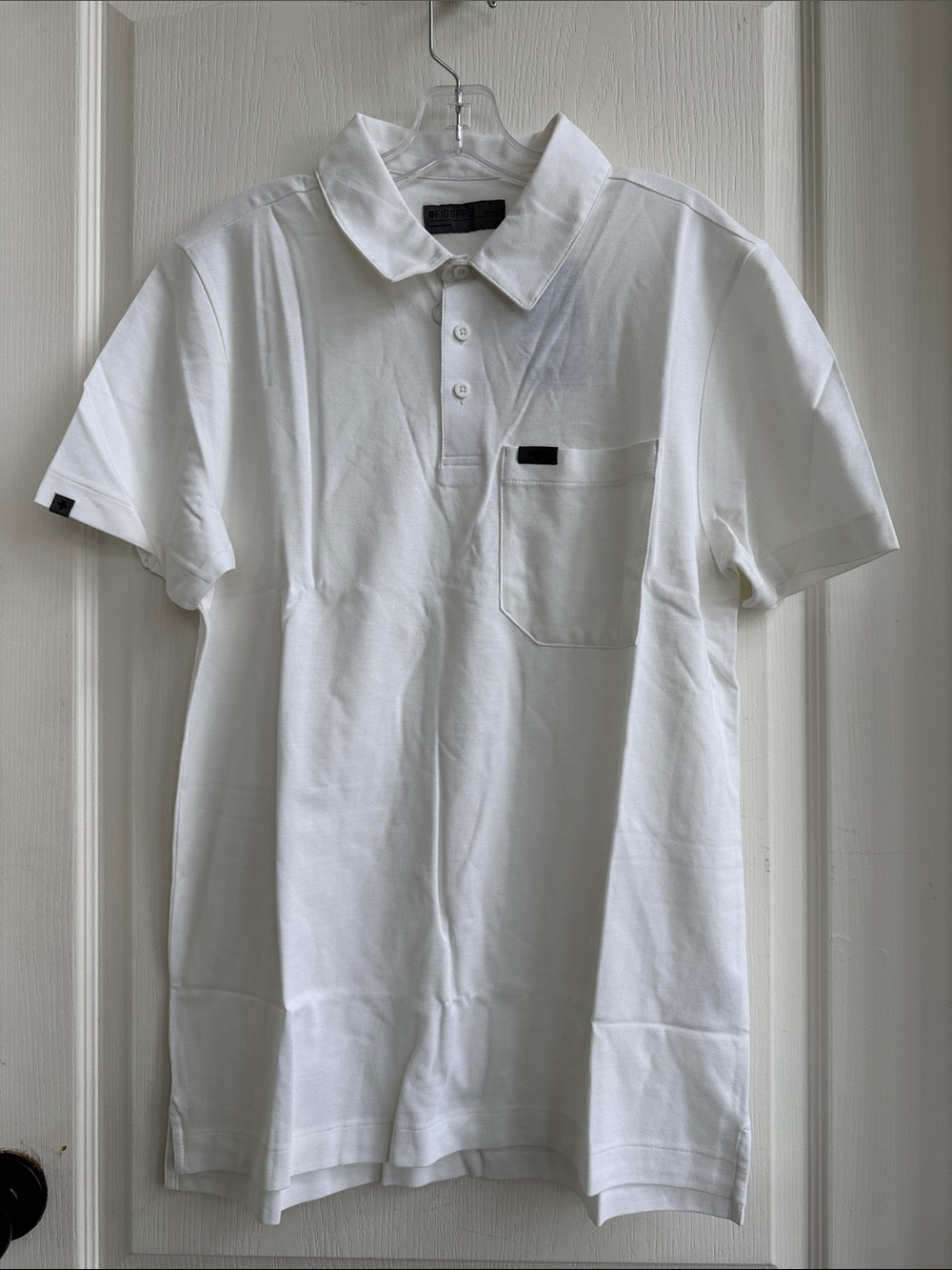 FIGSPRO Men's Technical Pique Scrub Polo